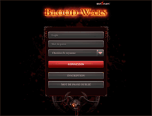 Tablet Screenshot of fr.bloodwars.net